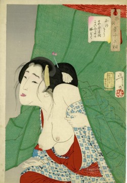 la apariencia de una mujer mantenida de la era kaei Tsukioka Yoshitoshi japonesa Pinturas al óleo